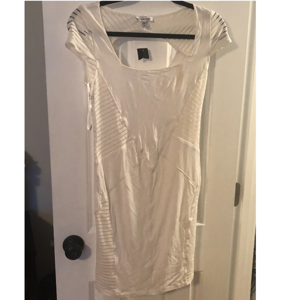 White Bebe dress